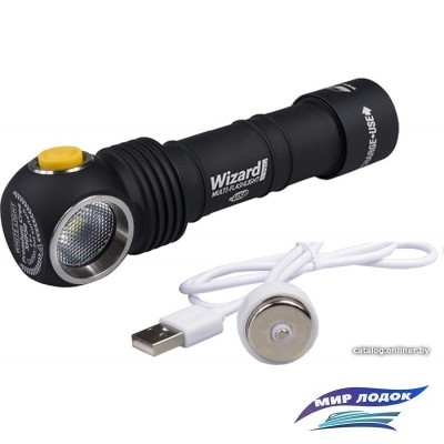 Фонарь Armytek Wizard Pro Magnet USB XHP50 (белый свет)+18650 Li-Ion