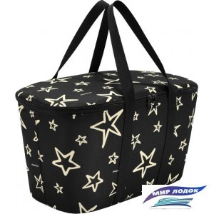 Термосумка Reisenthel Coolerbag 20л (рисунок звезды, черный)