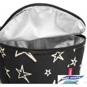 Термосумка Reisenthel Coolerbag 20л (рисунок звезды, черный)