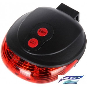 Фонарь Sapphire H-116 Black/Red