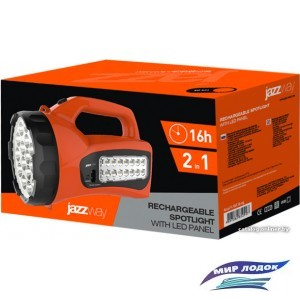 Фонарь JAZZway ACCU7-L19/L16 (красный)
