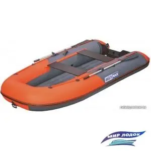 Моторно-гребная лодка BoatsMan BT360A (графитовый/оранжевый)