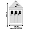 Треккинговая палатка Ecos Соболь 3