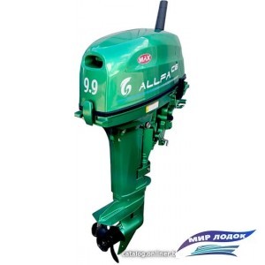 Лодочный мотор Allfa T9.9MAX (зеленый)