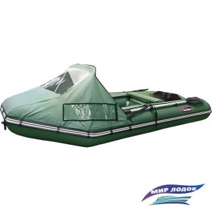 Моторно-гребная лодка Хантер 320 Л Комфорт (зеленый)