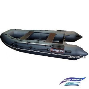 Моторно-гребная лодка Хантер 360 (серый)