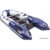 Моторно-гребная лодка Ривьера Компакт 3400 СК (светло-серый/синий)