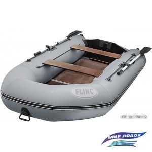 Моторно-гребная лодка Flinc FT290L (серый)