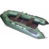 Моторно-гребная лодка Аква 2900 С (зеленый)
