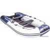 Моторно-гребная лодка Ривьера Компакт 3400 СК (светло-серый/синий)