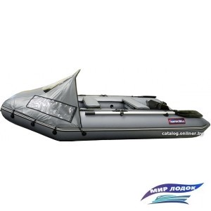 Моторно-гребная лодка Хантер 290 ЛК Комфорт (серый)