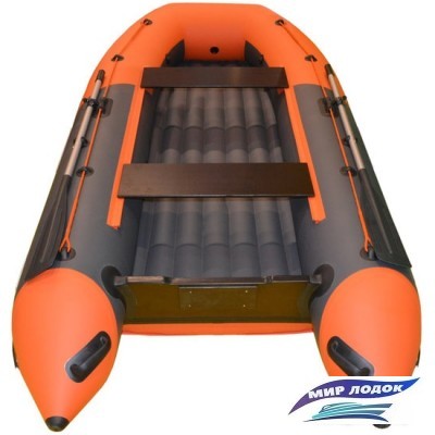 Моторно-гребная лодка BoatsMan BT320A с НДНД (серый/оранжевый)