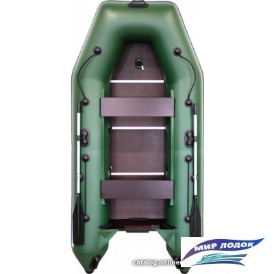 Моторно-гребная лодка Аква 2900 СК (зеленый)