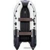 Моторно-гребная лодка Ривьера Компакт 3200 НДНД (светло-серый/черный)