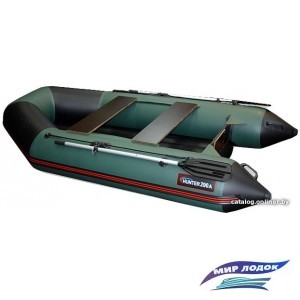 Моторно-гребная лодка Хантер 290 ЛКА (зеленый)