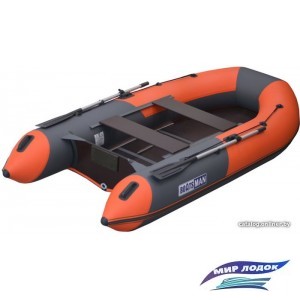 Моторно-гребная лодка BoatsMan BT330K (серый/оранжевый)
