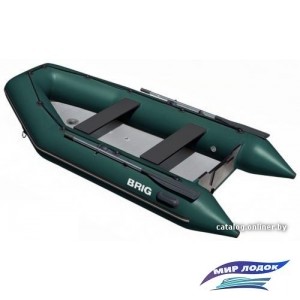 Моторно-гребная лодка BRIG Dingo D330W (зеленый)