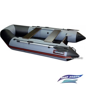 Моторно-гребная лодка Хантер 290 ЛКА (серый)