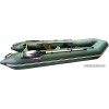 Моторно-гребная лодка Хантер 320 Л (зеленый)