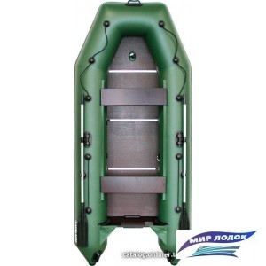 Моторно-гребная лодка Аква 3200 СК (зеленый)