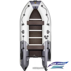 Моторно-гребная лодка Ривьера Компакт 3600 СК (светло-серый/графит)