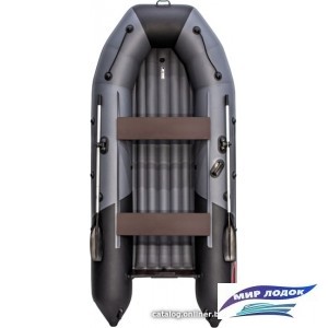 Моторно-гребная лодка Таймень NX 3600 НДНД Pro (графит/черный)