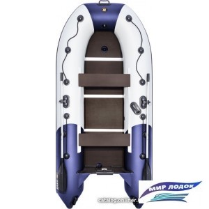 Моторно-гребная лодка Ривьера Компакт 3200 СК (светло-серый/синий)