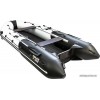 Моторно-гребная лодка Ривьера 4000 НДНД (светло-серый/черный)