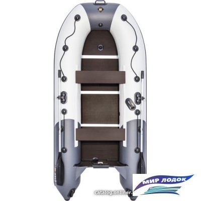 Моторно-гребная лодка Ривьера Компакт 3200 СК (светло-серый/графит)