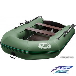 Моторно-гребная лодка Flinc FT340K (зеленый)