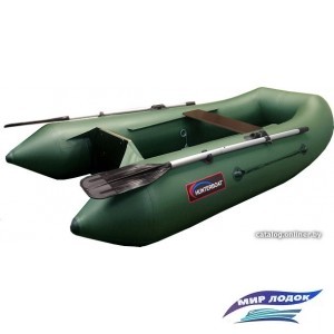 Моторно-гребная лодка Хантер 240 (зеленый)