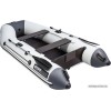 Моторно-гребная лодка Аква 2900 (слань-книжка киль, светло-серый/графит)