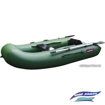 Моторно-гребная лодка Хантер 240 (зеленый)