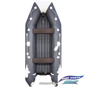 Моторно-гребная лодка Аква 3600 НДНД (графит/светло-серый)