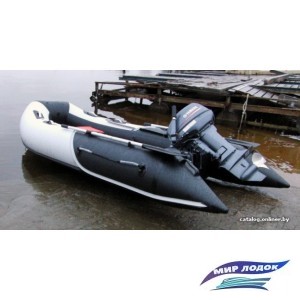 Моторно-гребная лодка Badger Wave Line 390 PW