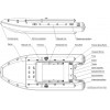 Моторно-гребная лодка Фрегат M-480 FM L V