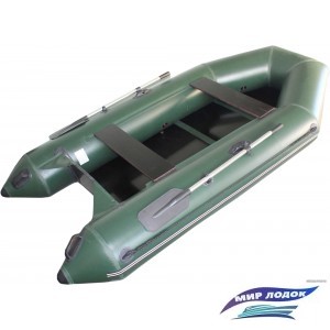 Моторно-гребная лодка Vivax Т280 (пол-книга, зеленый)