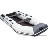 Моторно-гребная лодка Аква 3200 (слань-книжка киль, светло-серый/графит)