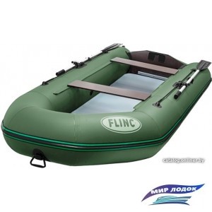 Моторно-гребная лодка Flinc FT290LA (зеленый)