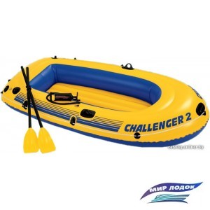 Гребная лодка Intex Challenger 2 Set (Intex-68367)