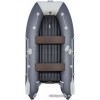 Моторно-гребная лодка Таймень LX 3400 НДНД (графит/светло-серый)