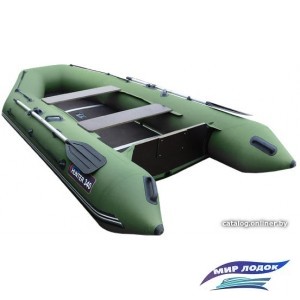 Моторно-гребная лодка Хантер 340 (зеленый)