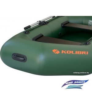 Моторно-гребная лодка Kolibri K-220Т (слань-коврик)