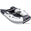 Моторно-гребная лодка Ривьера Компакт 2900 НДНД (светло-серый/черный)