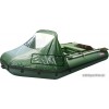 Моторно-гребная лодка Хантер 290 Л Комфорт (зеленый)