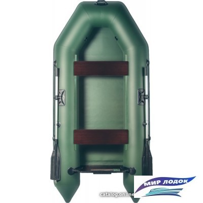 Моторно-гребная лодка Аква 2800 (зеленый)