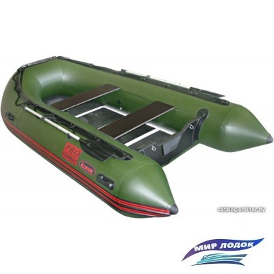 Моторно-гребная лодка Мнев и К Комбат CMB-380Pro (зеленый)