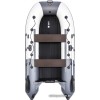 Моторно-гребная лодка Ривьера 3200 НДНД (светло-серый/графит)