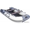 Моторно-гребная лодка Ривьера 3200 НДНД (светло-серый/графит)