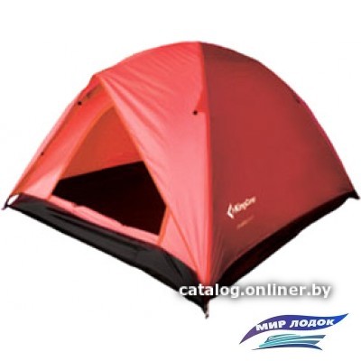 Треккинговая палатка KingCamp Family Fiber KT3073 (красный)